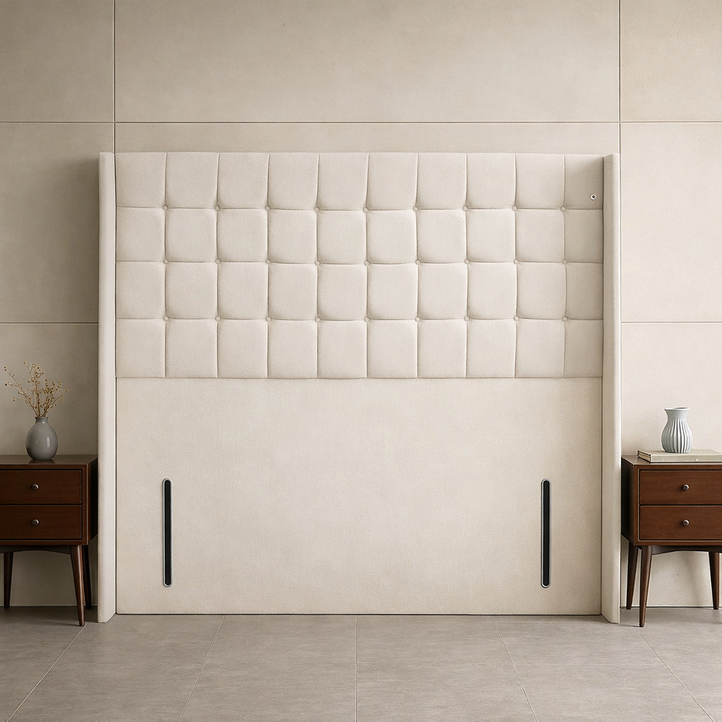 Winged Cubed Headboard