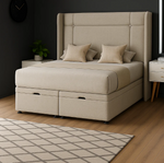 Load image into Gallery viewer, Luxurious Dingley Winged Divan Ottoman Bed
