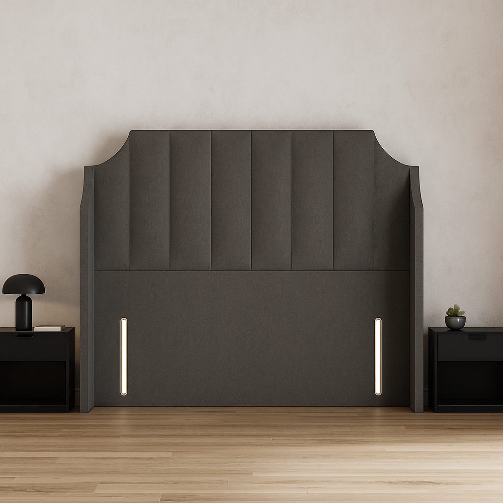 Winged Art Deco Headboard