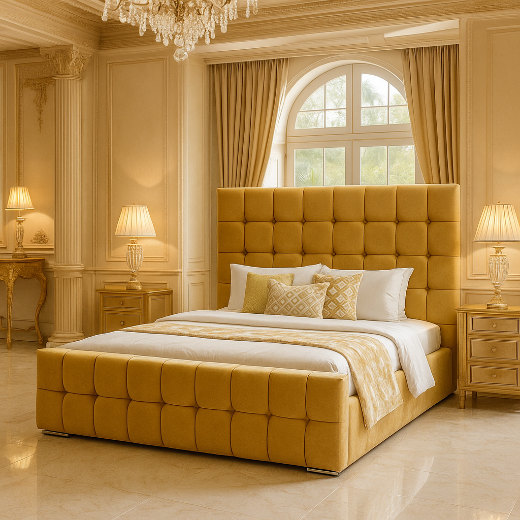 Geneva luxury cube bed