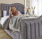 Load image into Gallery viewer, "Wavy queen bed"