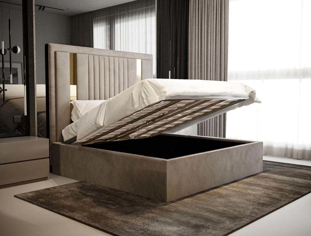 New luxury Gold Strip Bed
