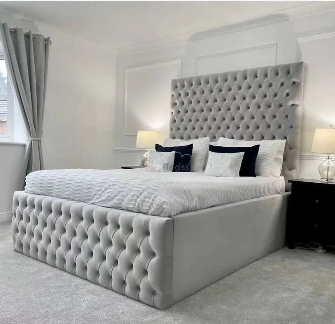Grey Luxury Vegas Bed
