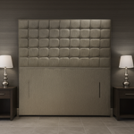 Load image into Gallery viewer, Buttoned small cube headboard