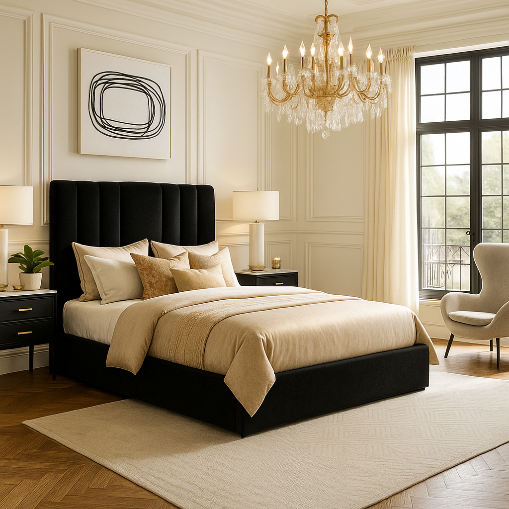 Black Venezia Bed
