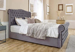 Load image into Gallery viewer, Colorado upholstered sleigh bed frame