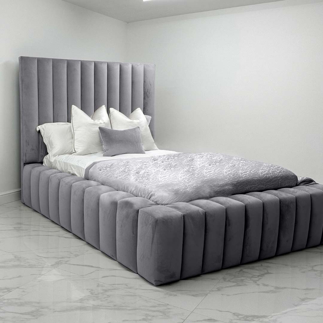 “Lined Emperor king-size bed”
