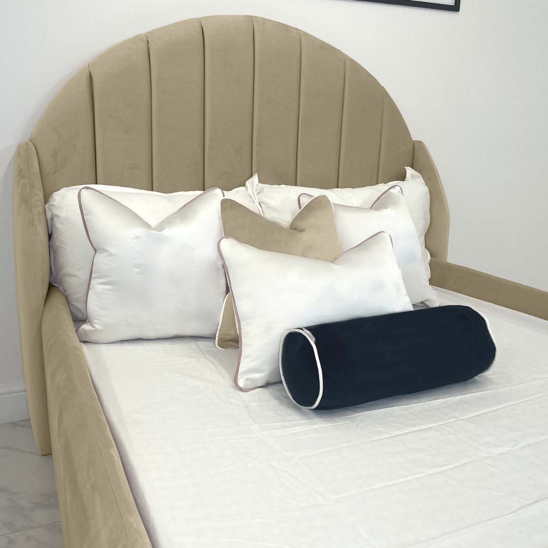 “Oval shaped kids bed”