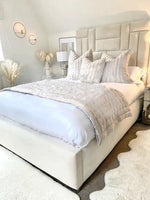 Load image into Gallery viewer, "Oslo upholstered bed frame modern design"