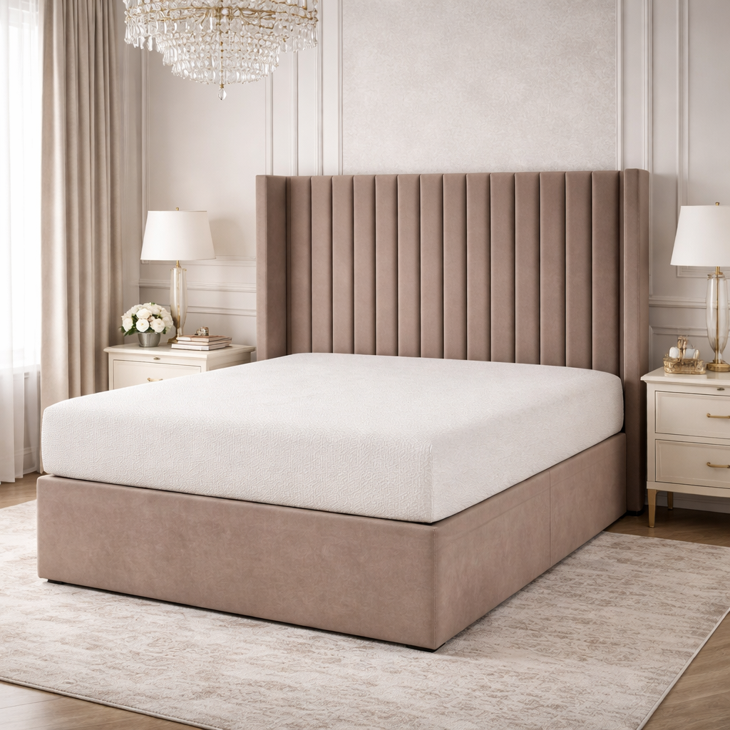 Small Line Winged  Divan Bed